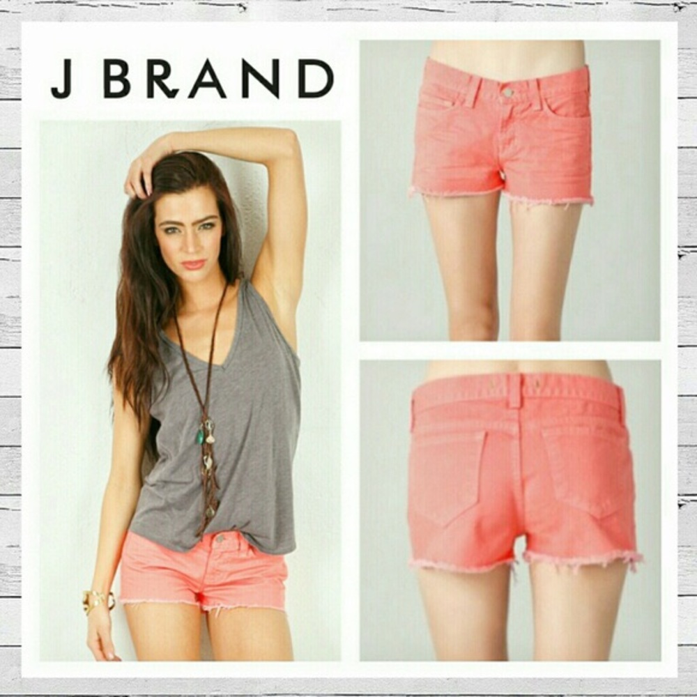 J Brand jean shorts Coral Sz 28